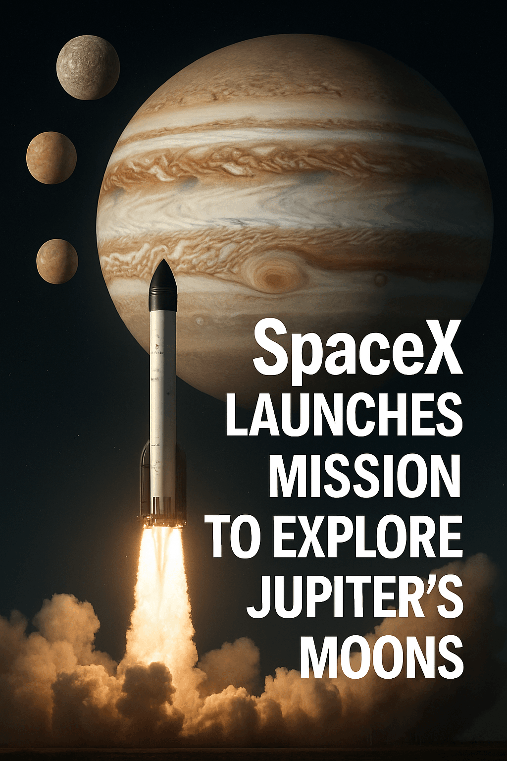 SpaceX Launches Mission to Explore Jupiter's Moons